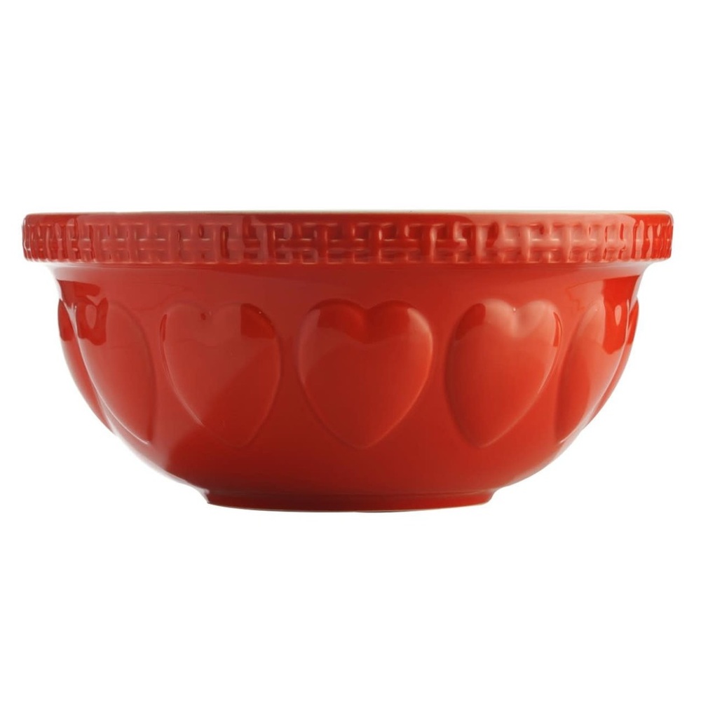 Maison Cash Red Heart Mixing Bowl